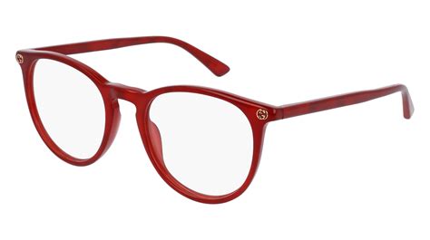 red frame gucci sunglasses|clear gucci prescription glasses.